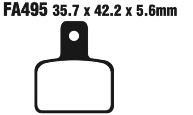 EBC FA Series Disc Pad Set - FA495 - Image 2