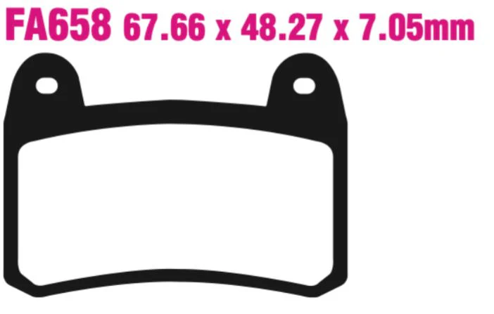 EBC FA Series Disc Pad Set - FA658 - Image 2