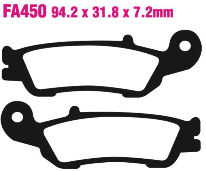 EBC MXS Offroad Race Sintered Disc Pad Set - MXS450 - Image 2