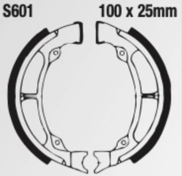 EBC Brake Shoe Set - S601 - Image 2