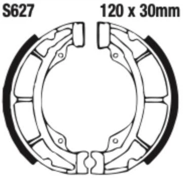 EBC Brake Shoe Set - S627 - Image 2