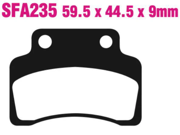 EBC Scooter Disc Pad Set - SFA235 - Image 2