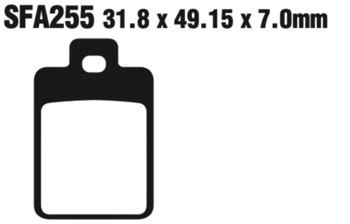 EBC Scooter Disc Pad Set - SFA255 - Image 2