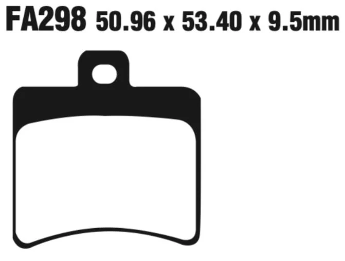 EBC Scooter Double-H Sintered Disc Pad Set - SFA298HH - Image 2