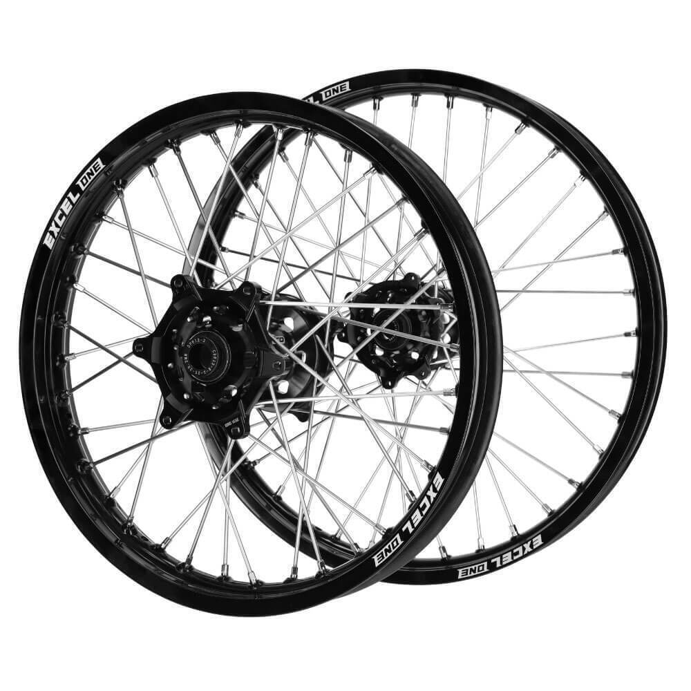 SM Pro Hubs / Excel ONE Rims Wheelset (21*1.6 / 19*2.15 OE) - Black