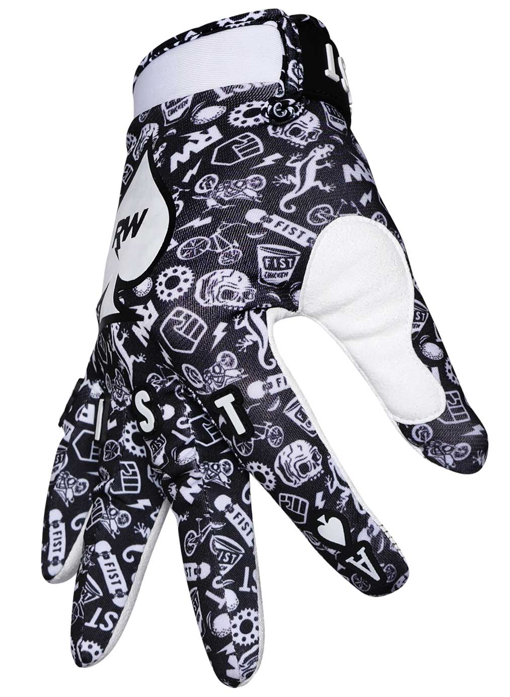 Fist Chapter 28 Youth R-Willy Ace Gloves - Black / White - Image 3