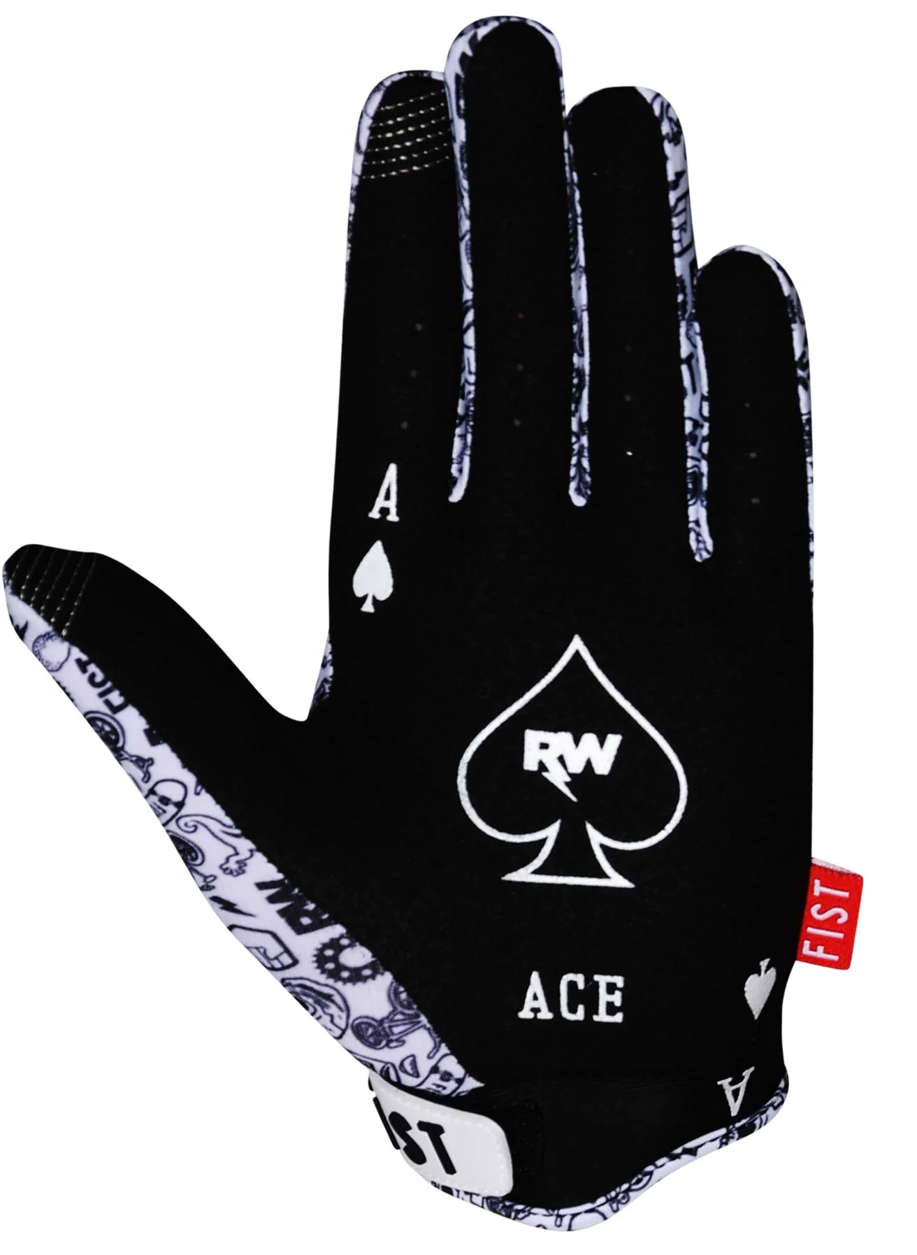 Fist Chapter 28 Youth R-Willy Ace Gloves - Black / White - Image 4