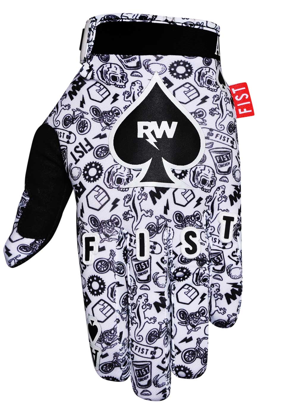 Fist Chapter 28 Youth R-Willy Ace Gloves - Black / White - Image 5