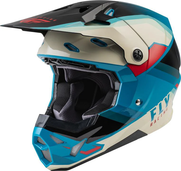 Fly Youth Formula CP Helmet - Rush Black Stone Dark Teal