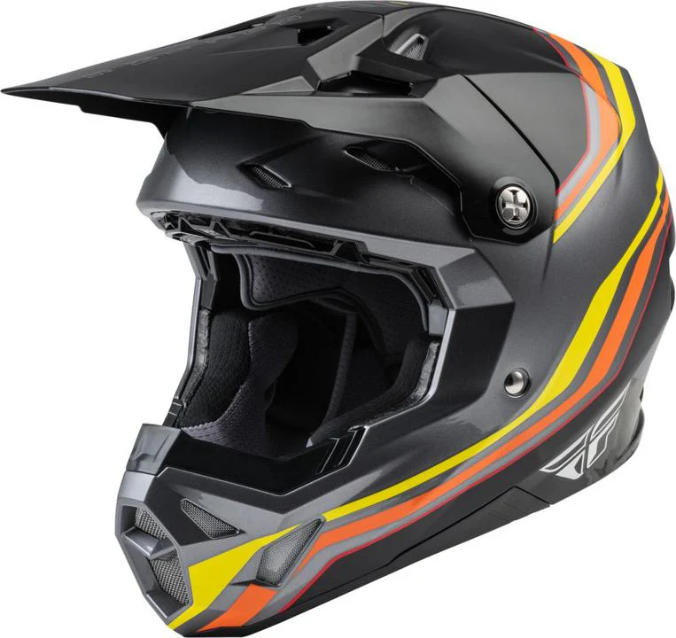 Fly Youth Formula CP Helmet - Se Speeder Black Yellow Red