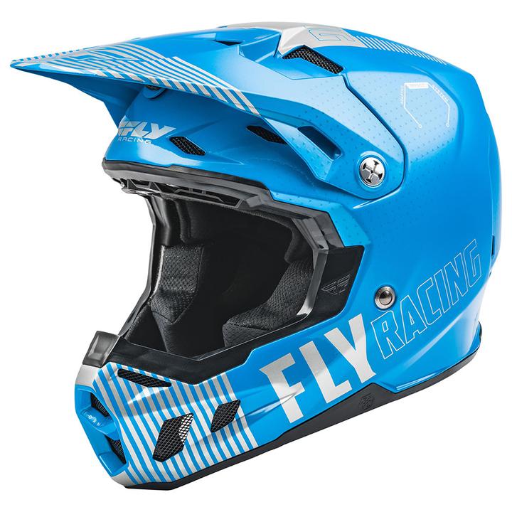 Fly Formula CC Helmet - Youth Large - Primary Blue / Grey - Image 3
