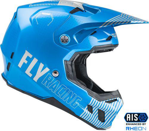 Fly Formula CC Helmet - Youth Large - Primary Blue / Grey - Image 4