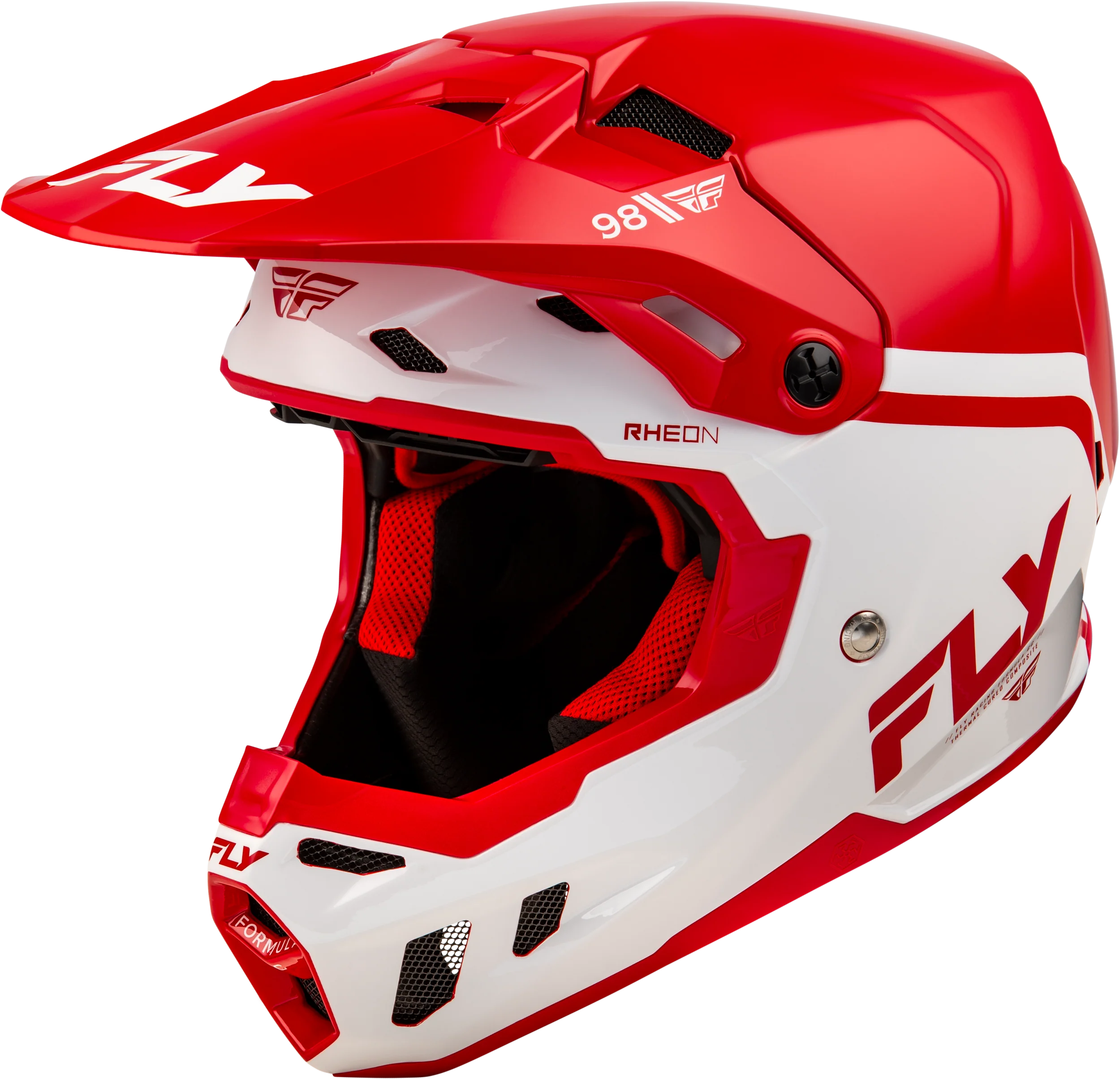 Fly Formula CC Objective Helmet - Red / White