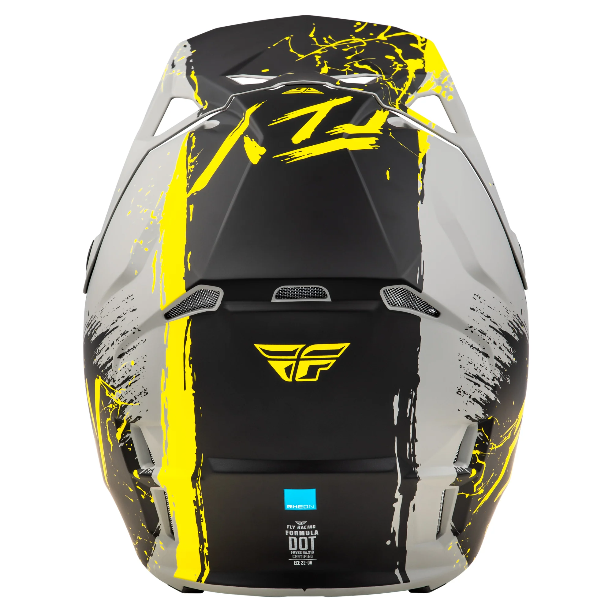 Fly Formula CP Manic L.E Helmet - Grey / Black / Yellow - Image 3