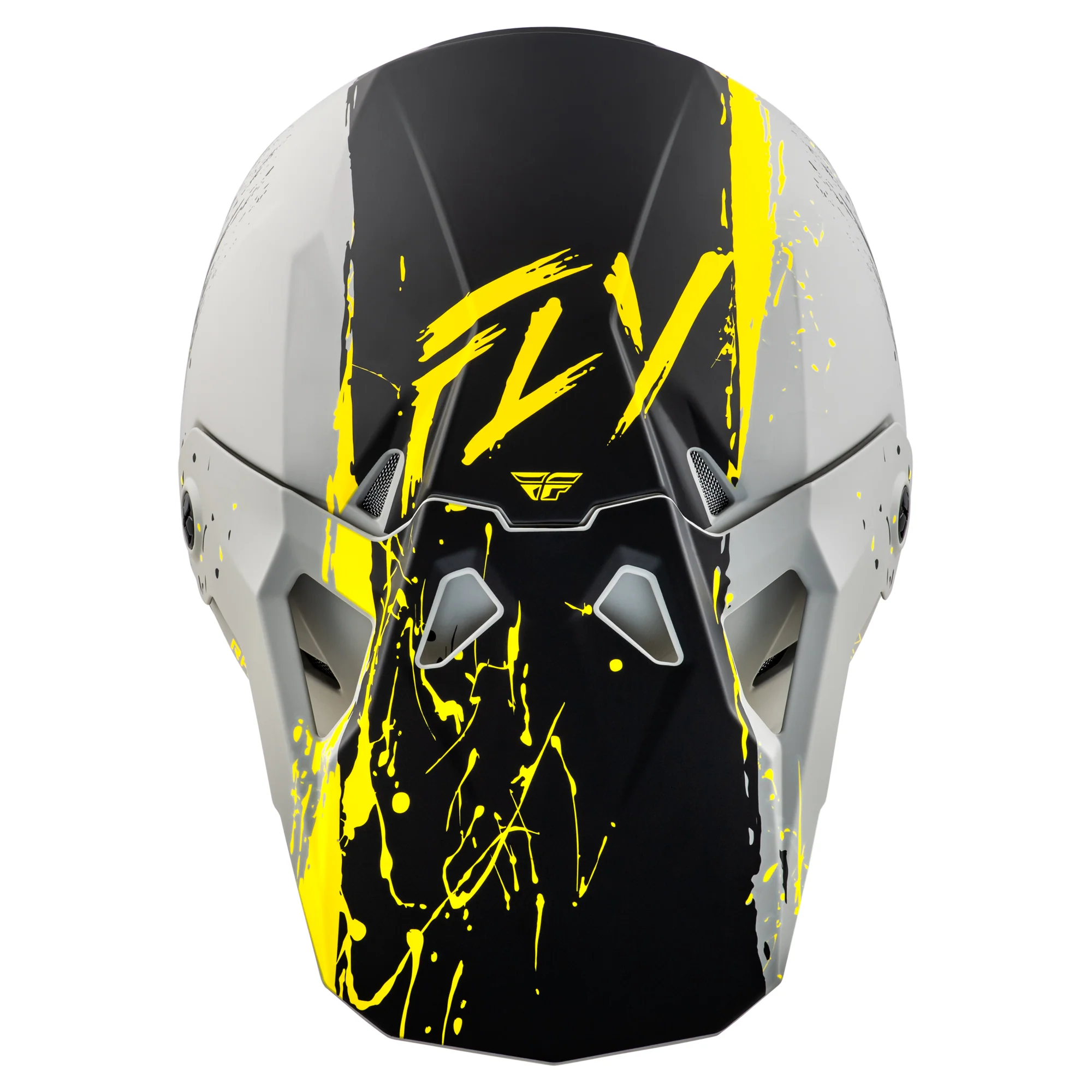 Fly Formula CP Manic L.E Helmet - Grey / Black / Yellow - Image 4