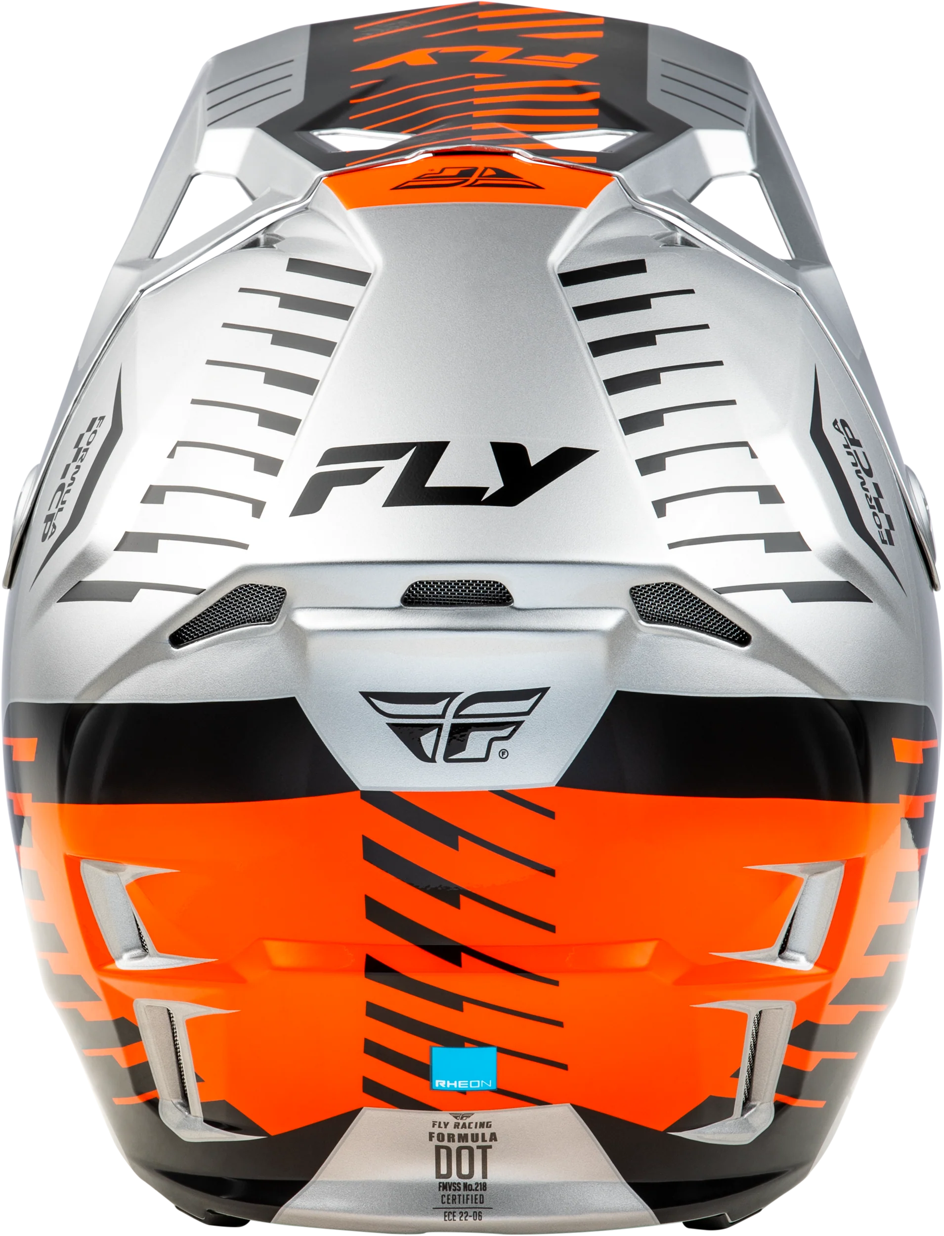 Fly Formula CP Slice Helmet - Grey / Orange / Black - Image 2