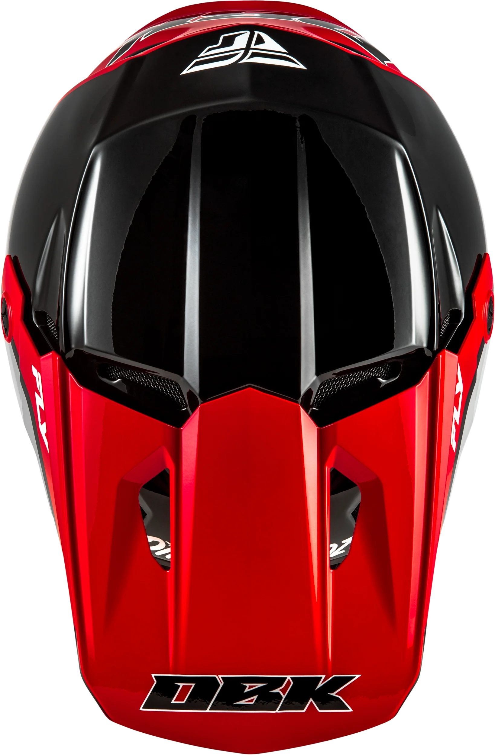 Fly Kinetic DBK Helmet - Black / Red / Grey - Image 3