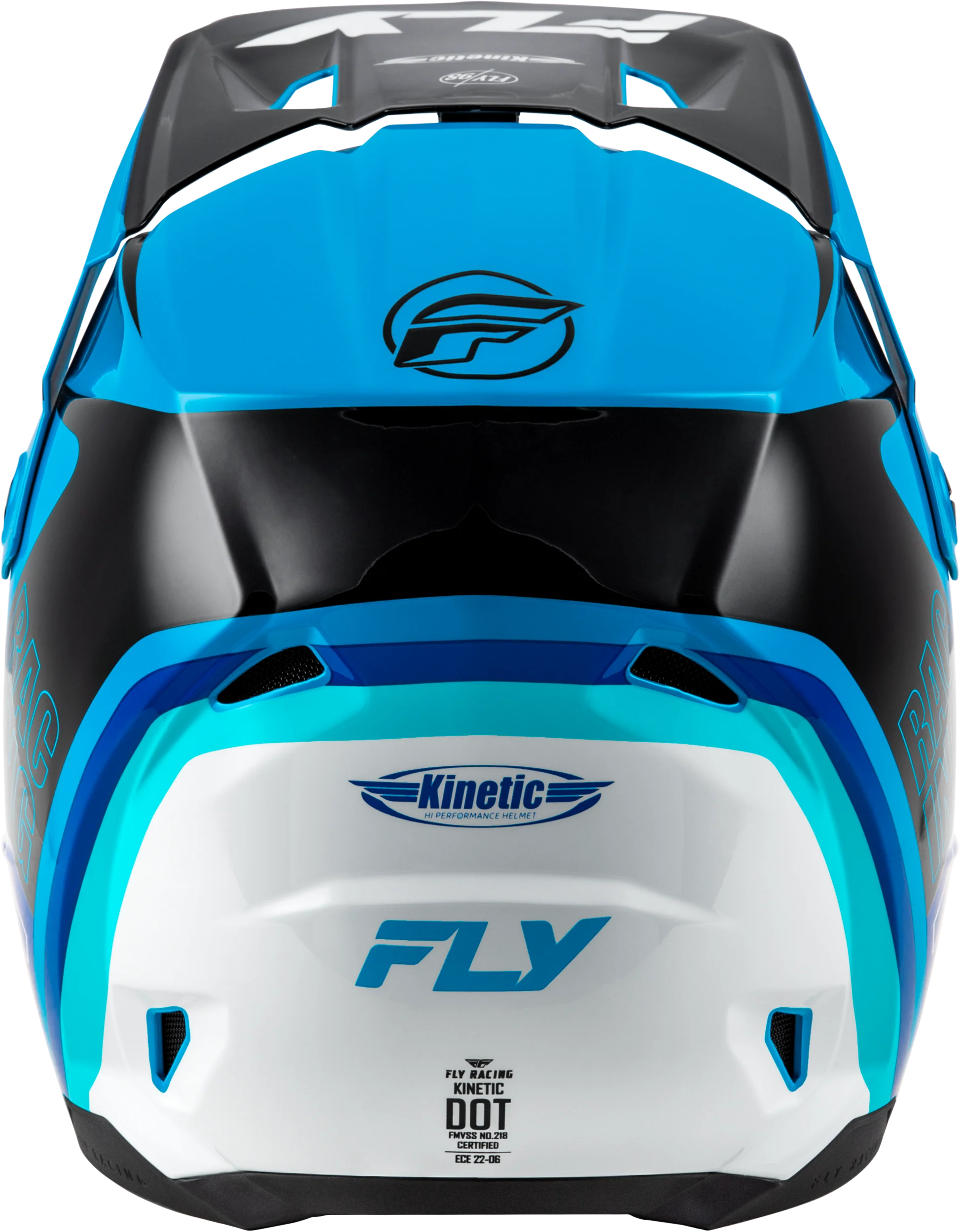 Fly Kinetic Rally Helmet - Blue / Black / White - Image 2