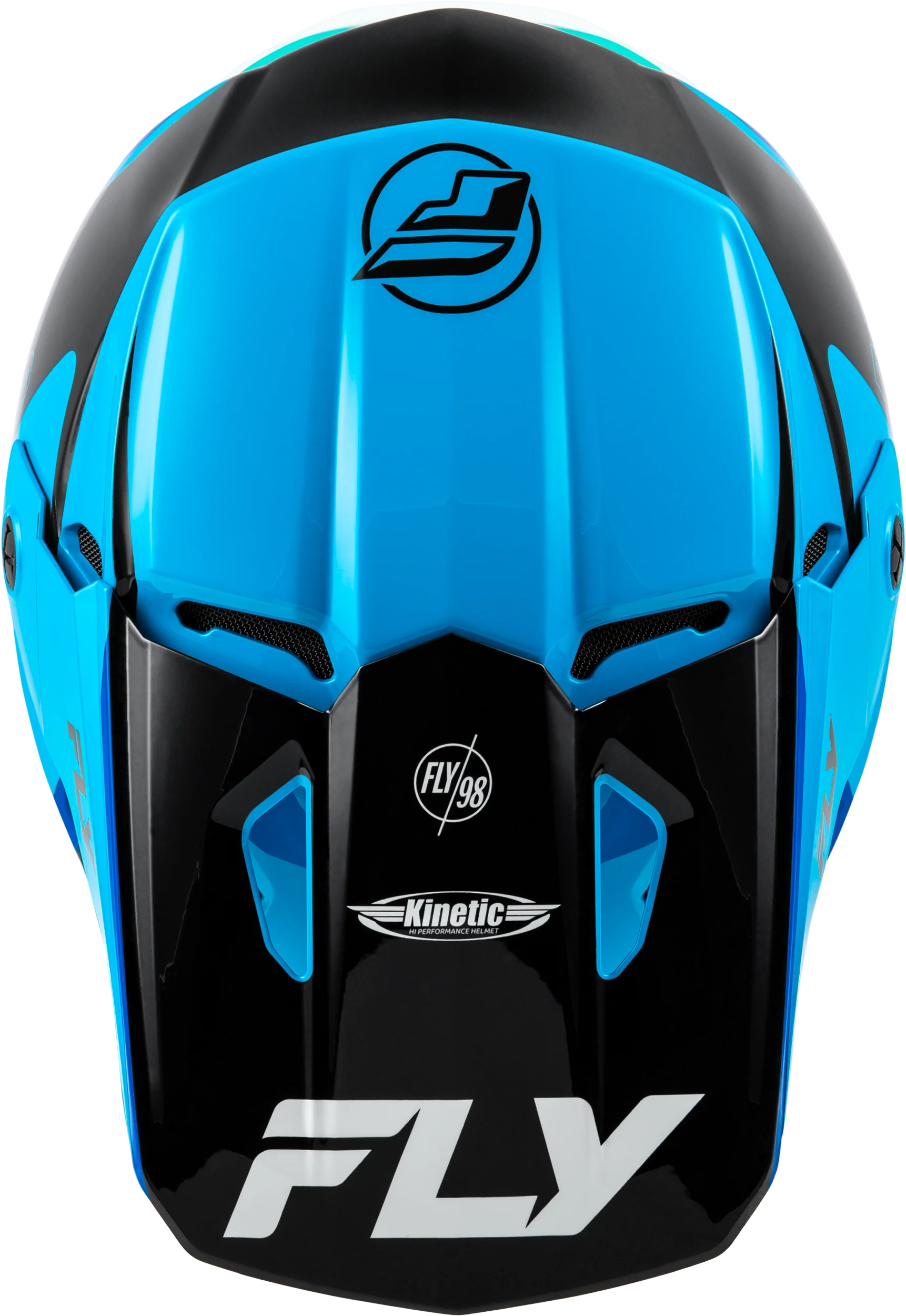 Fly Kinetic Rally Helmet - Blue / Black / White - Image 3