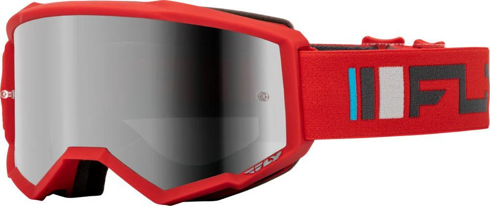 Fly Fly Goggles Zone Red/Charcoal - Sil Mir/SMK Lens