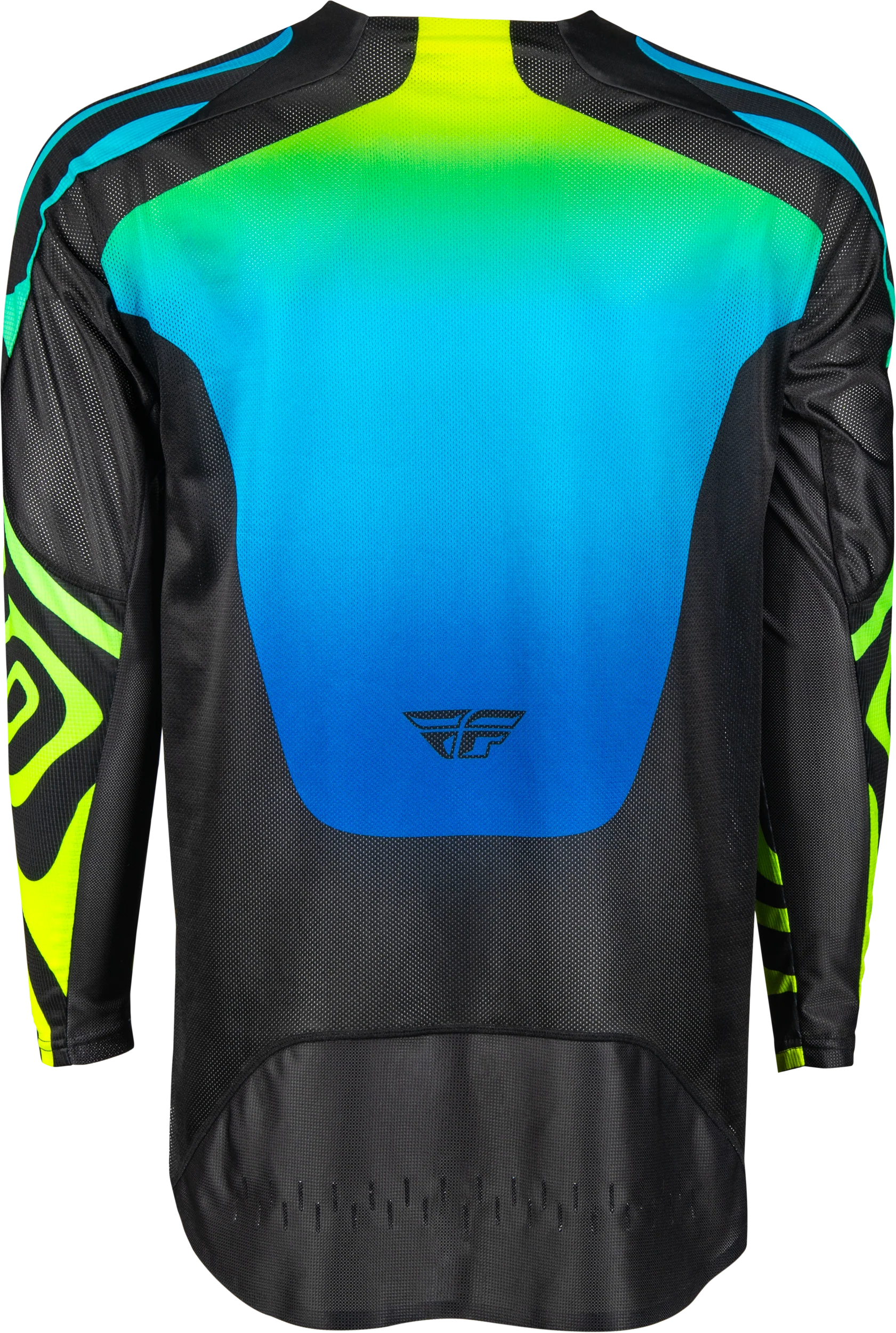 Fly MX25 Evo Zen Jersey - Black Blue Yellow - Image 2