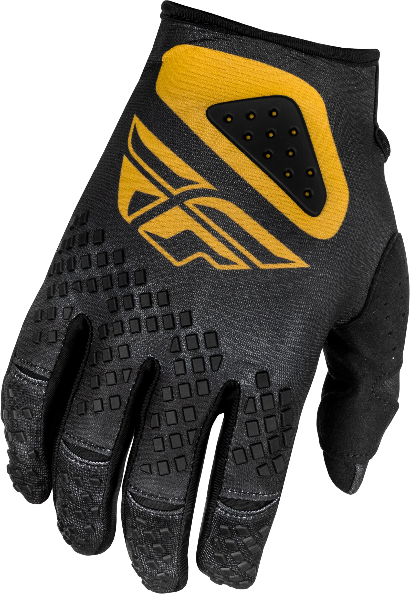 Fly MX25 Kinetic Center Gloves - Black / Gold