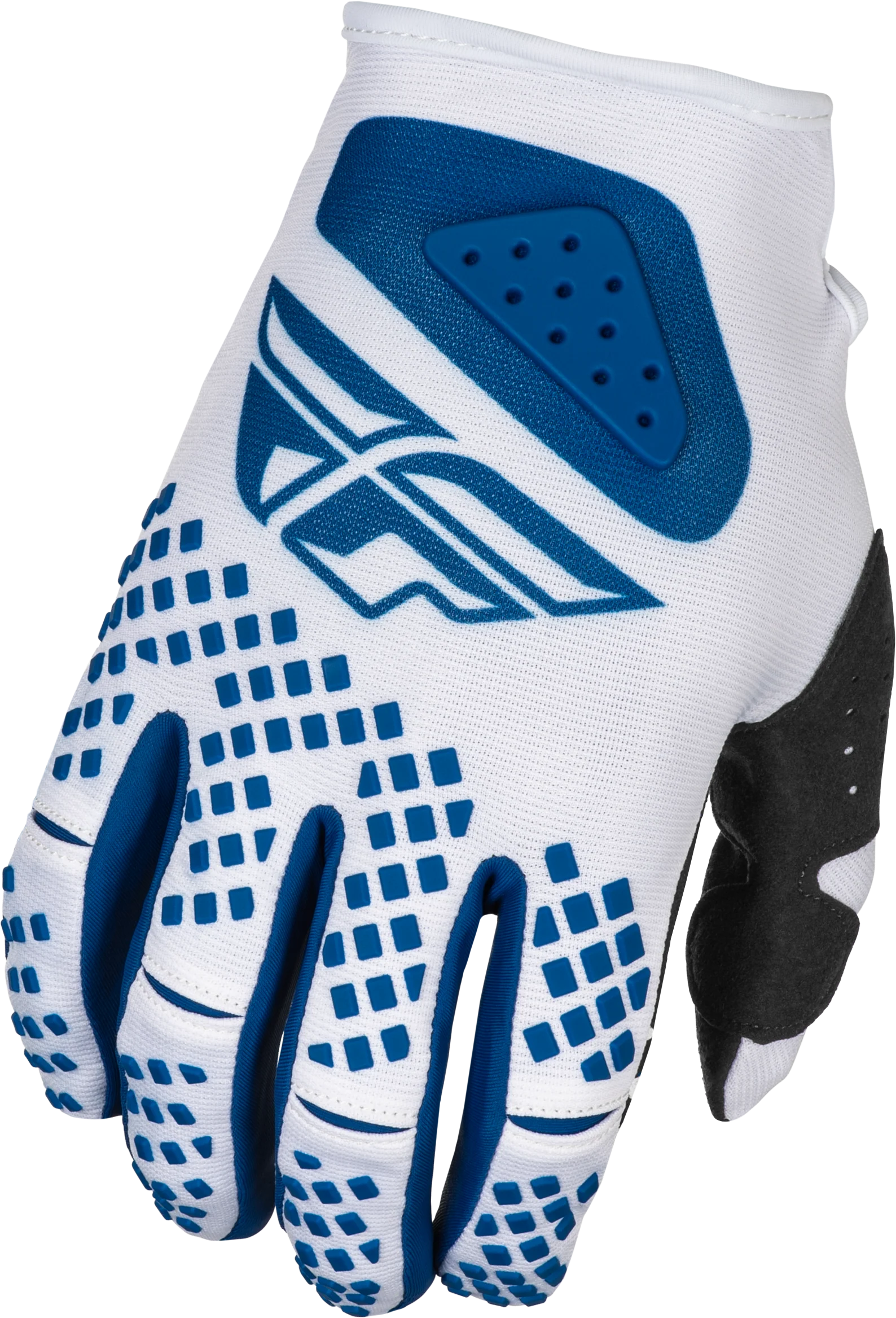 Fly MX25 Kinetic Center Gloves - White / Navy