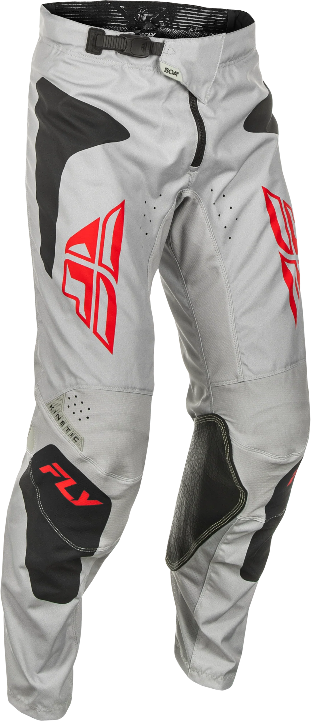 Fly MX25 Kinetic Sym Pants Grey Red - Black