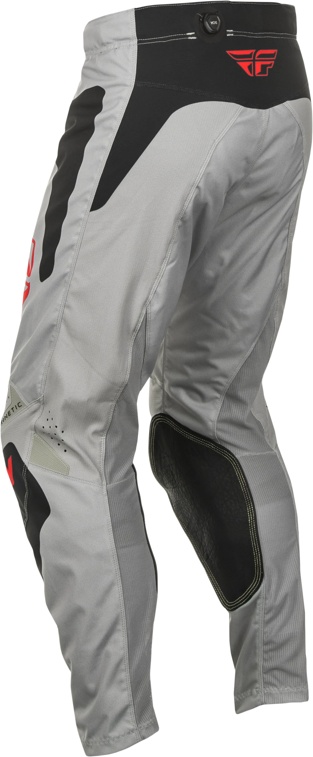 Fly MX25 Kinetic Sym Pants Grey Red - Black - Image 2