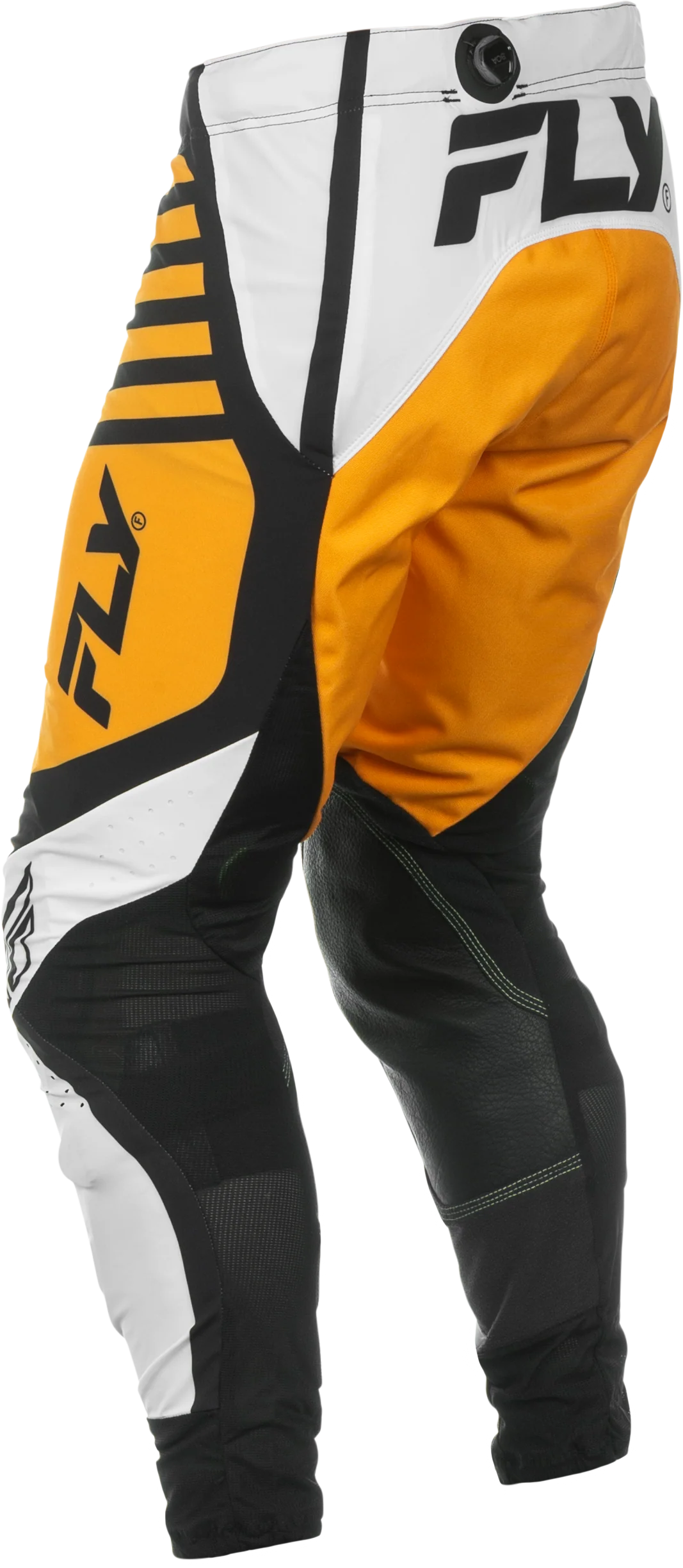 Fly MX25 Lite Pants White - Black Mustard - Image 2