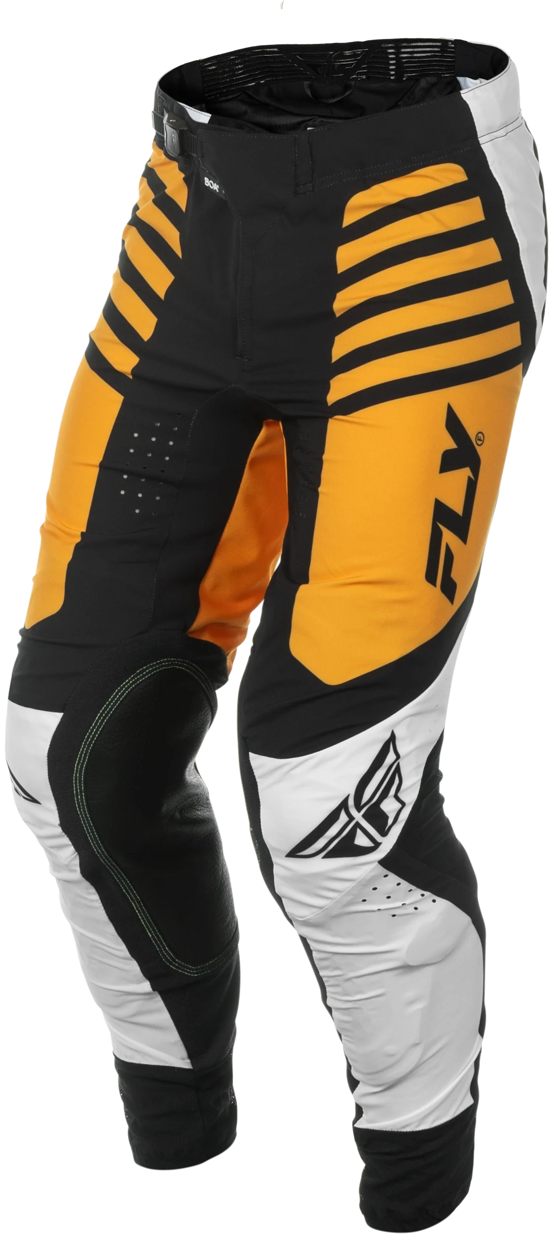 Fly MX25 Lite Pants White - Black Mustard - Image 4