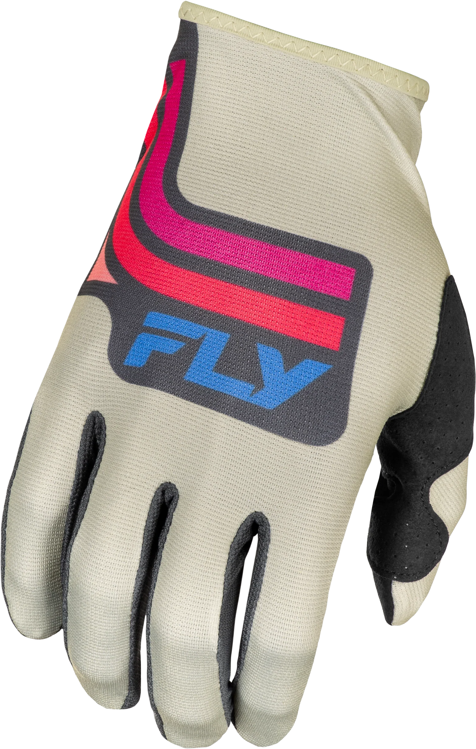 Fly MX25 Lite Vice Gloves - Grey / Pink