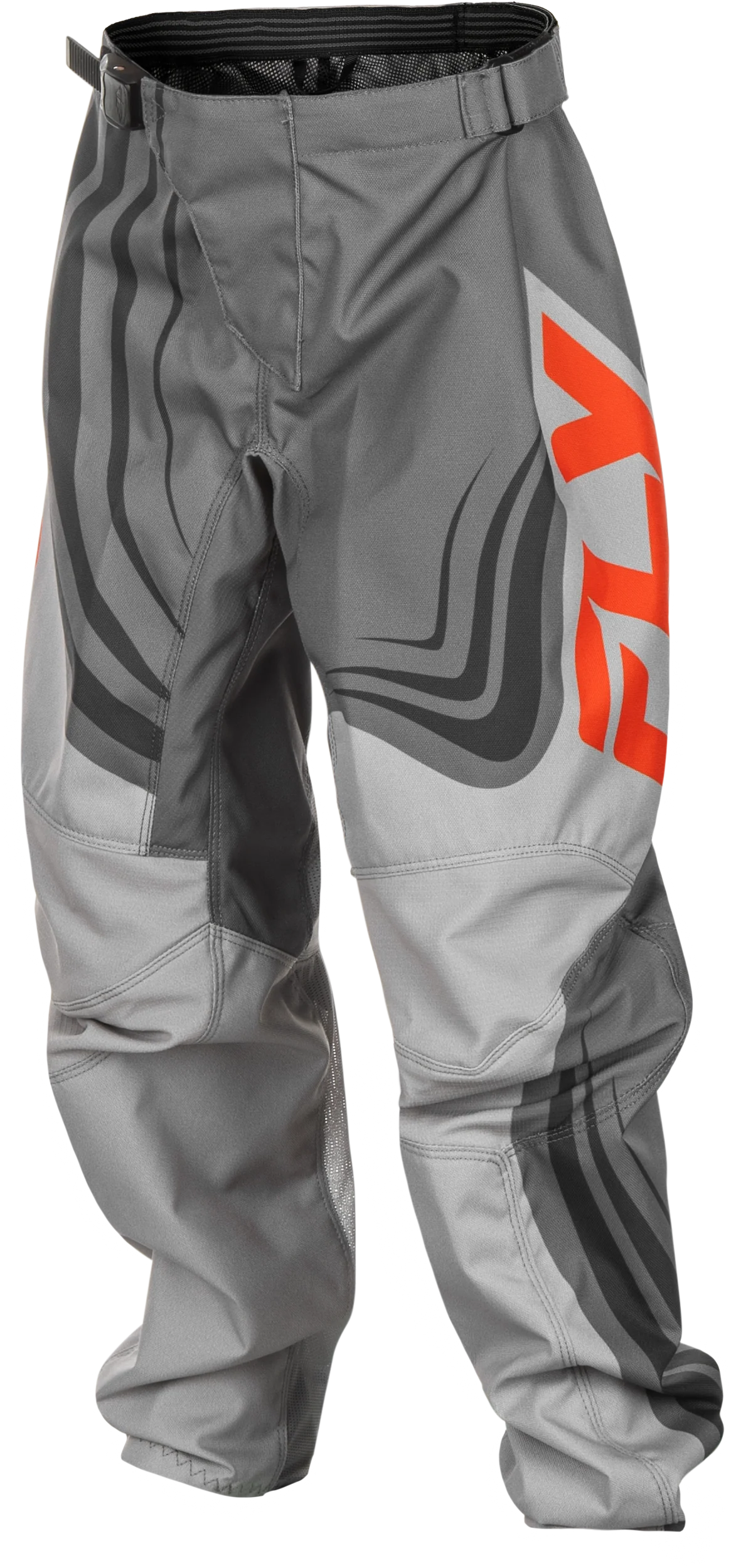 Fly MX25 Youth F-16 Pants Grey Orange - Image 4