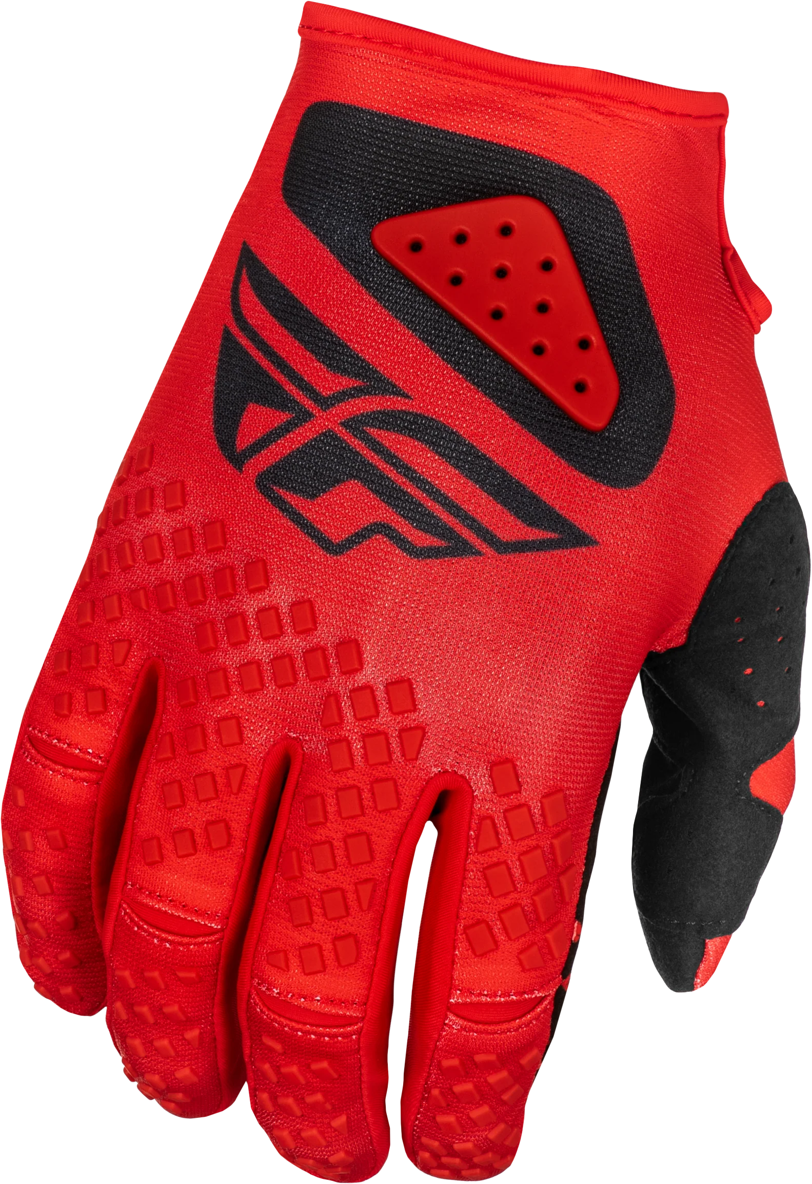 Fly MX25 Youth Kinetic Center Gloves - Red / Black