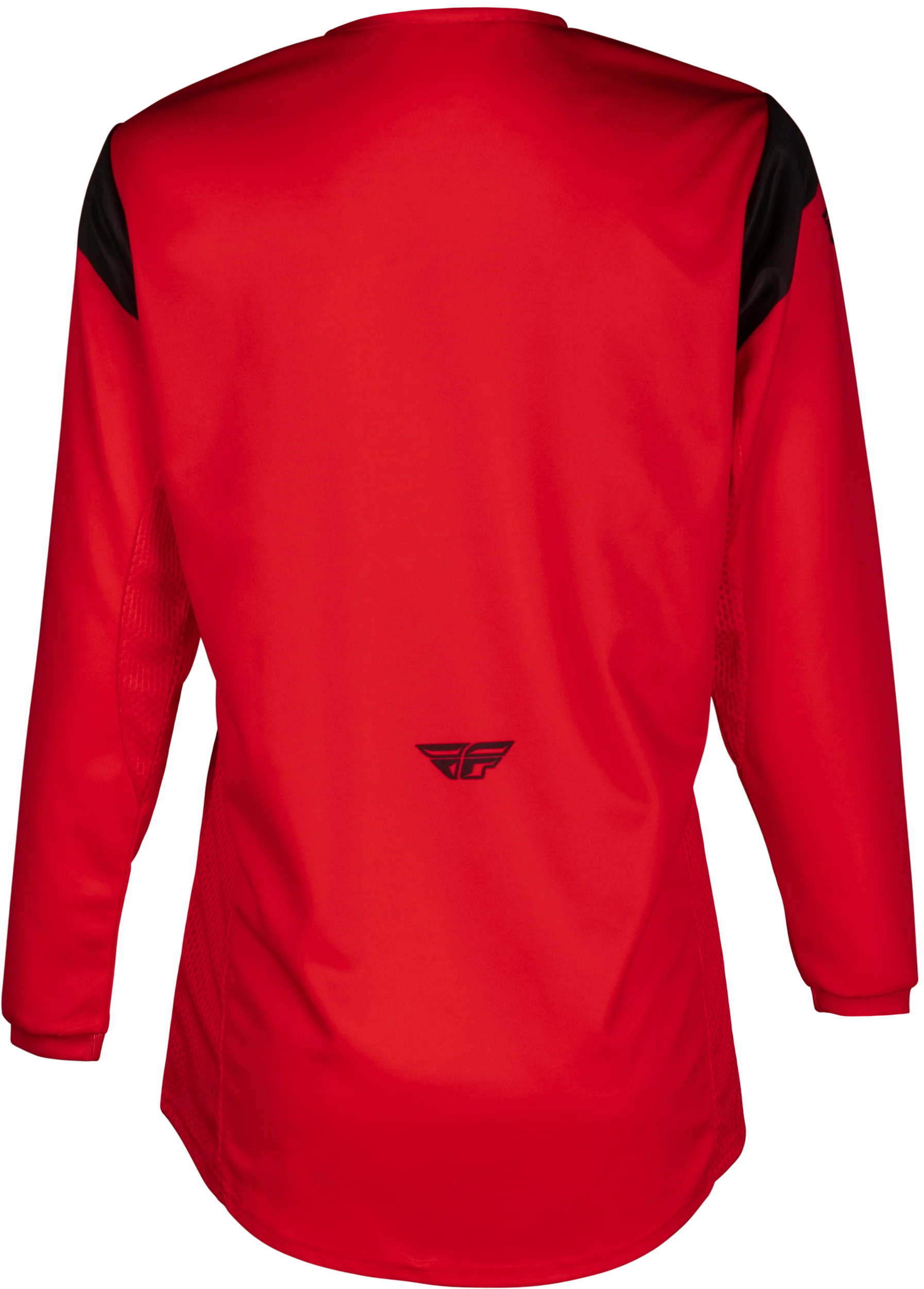 Fly MX25 Youth Kinetic Stoke Jersey Red - Black - Image 2