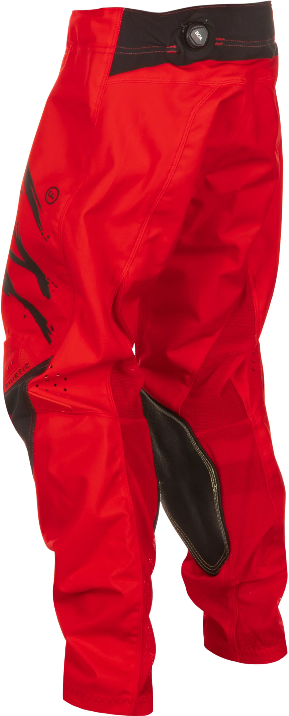 Fly MX25 Youth Kinetic Stoke Pants Red - Black - Image 2