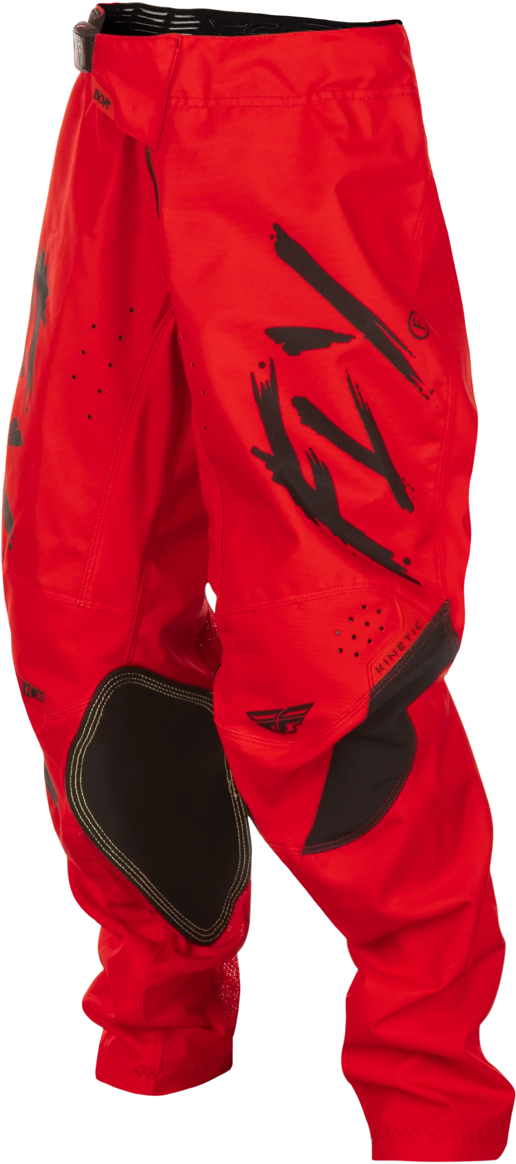 Fly MX25 Youth Kinetic Stoke Pants Red - Black - Image 4