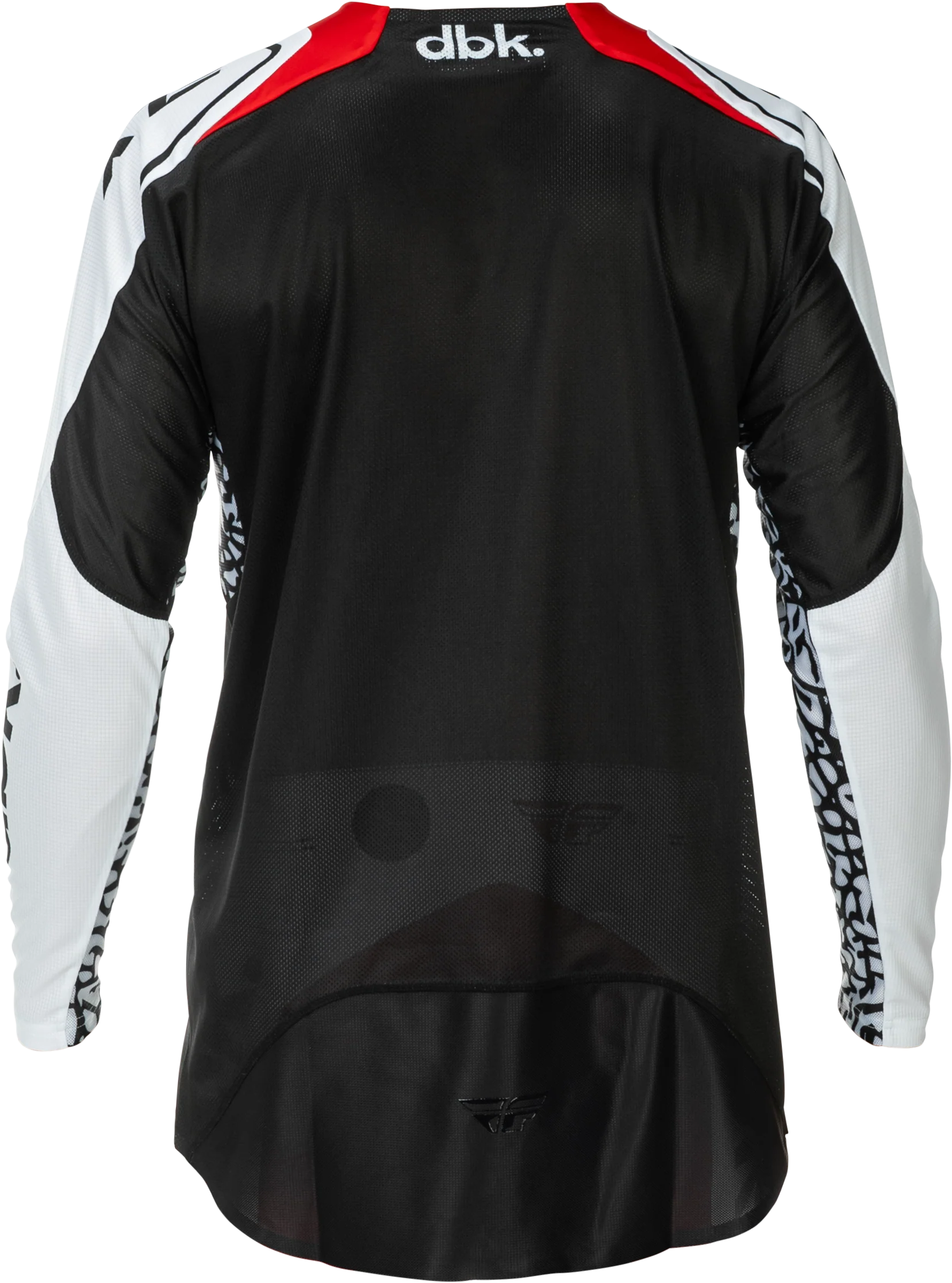 Fly MX26 Evo DBK Jersey - Black / White / Red - Image 2