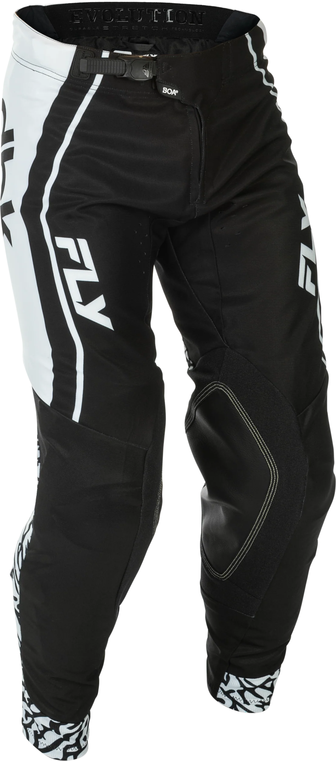 Fly MX26 Evo DBK Jersey & Pants - Black / White / Red - Image 5