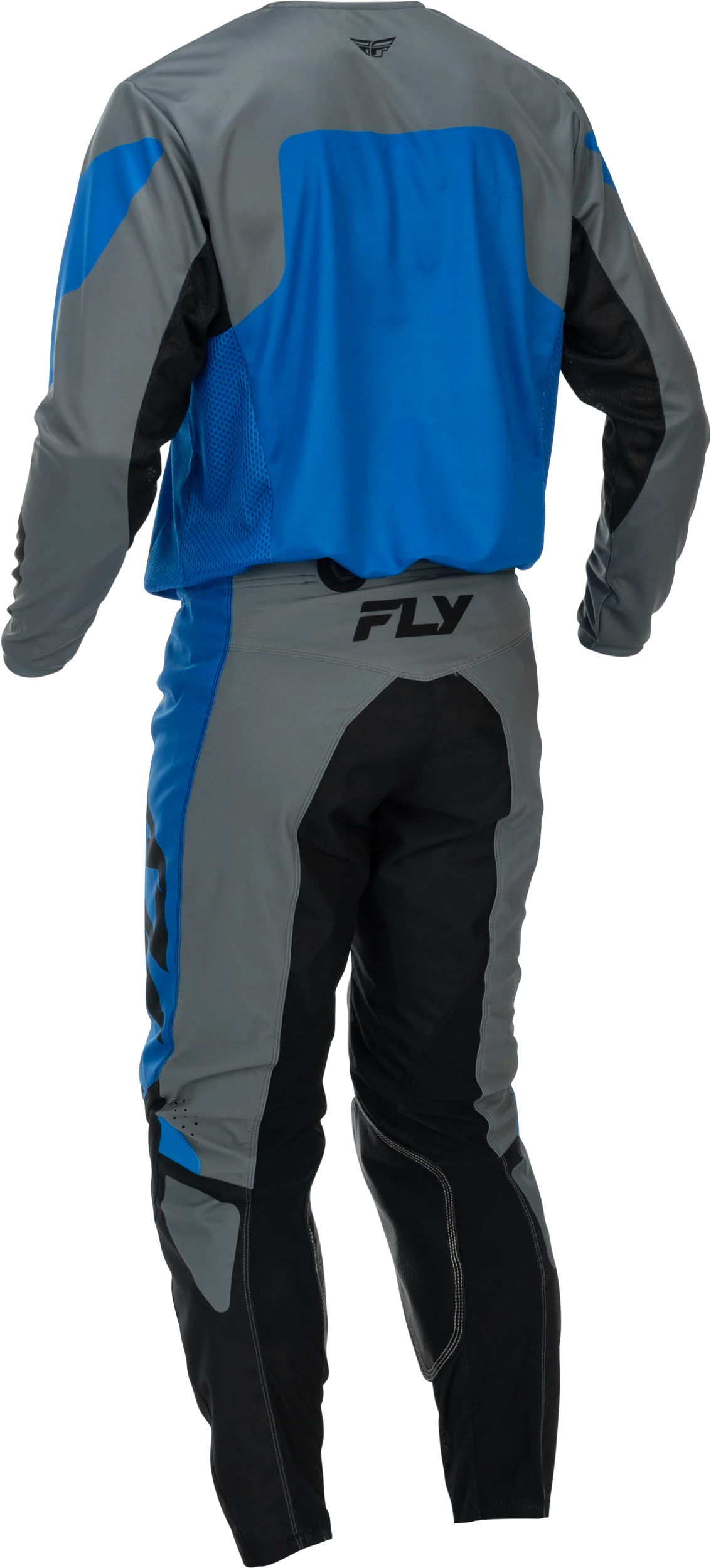 Fly MX26 Kinetic Jersey & Pants - Blue / Grey / Black - Image 2