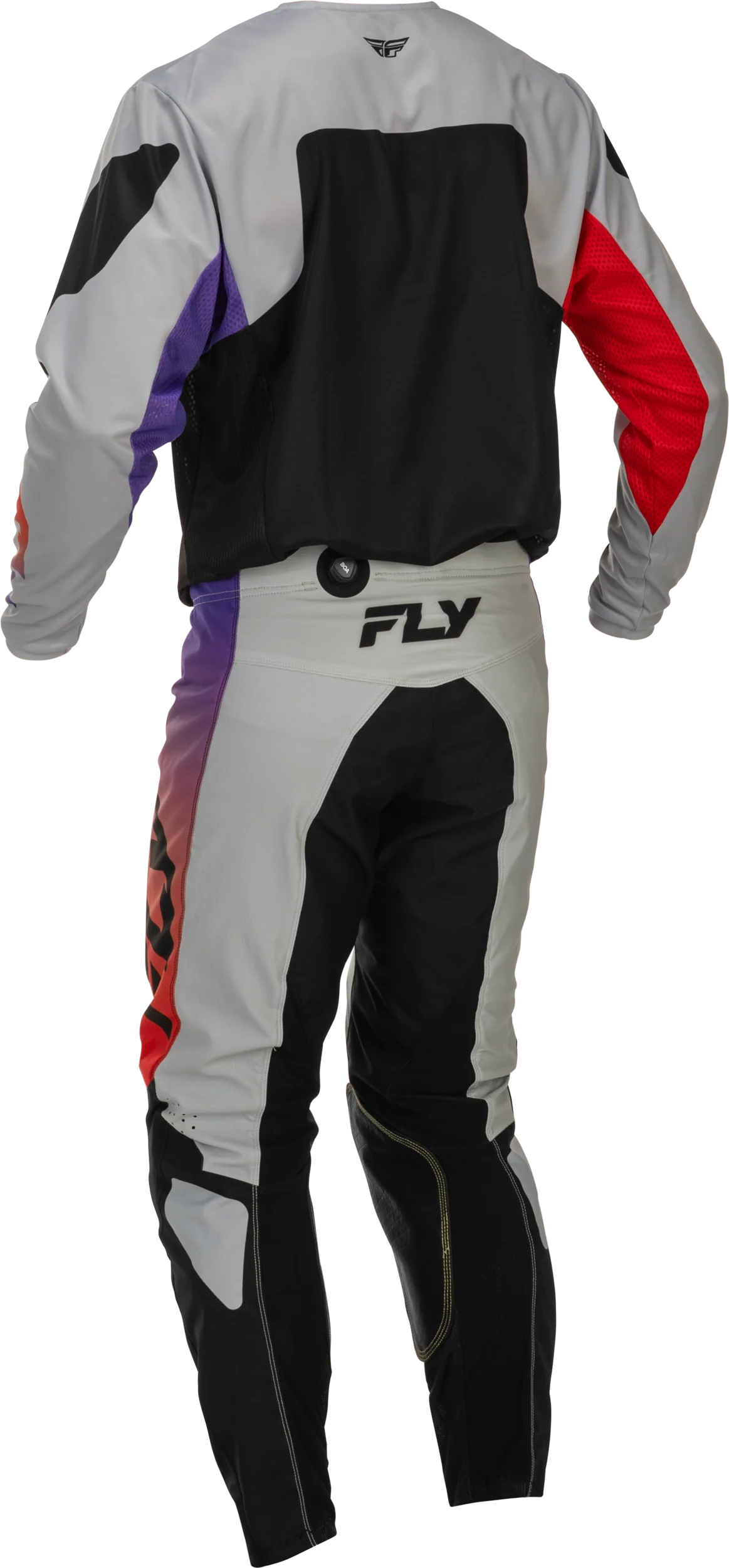 Fly MX26 Kinetic Jersey & Pants - Grey / Multi - Image 2