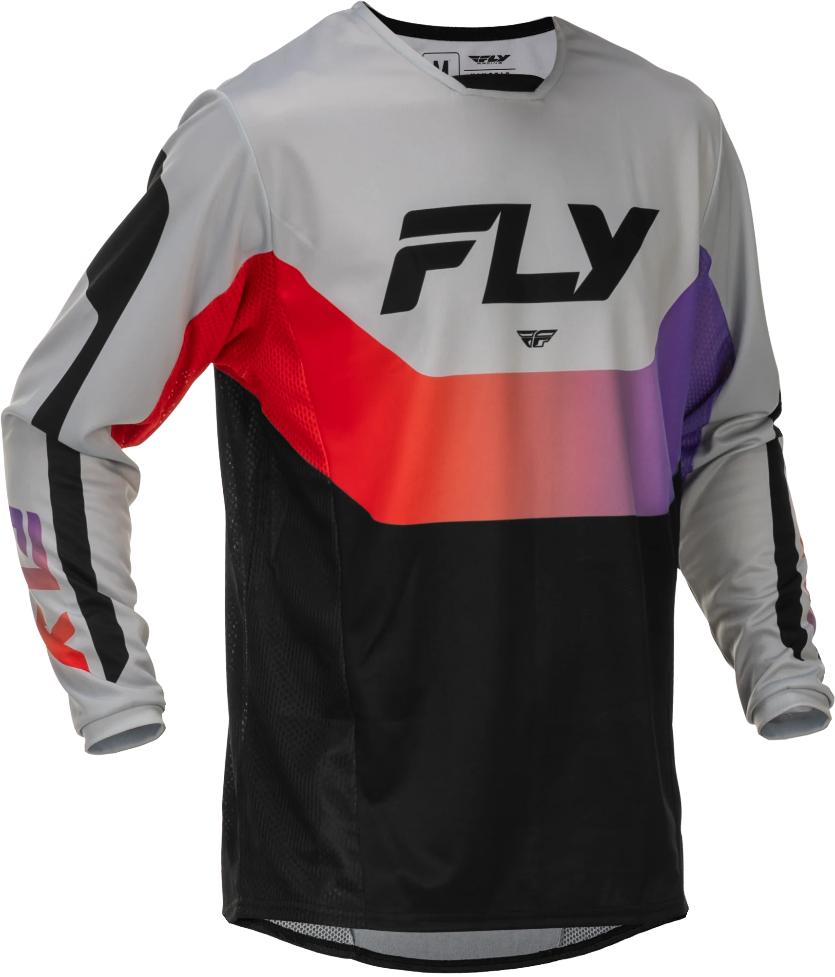 Fly MX26 Kinetic Jersey & Pants - Grey / Multi - Image 3