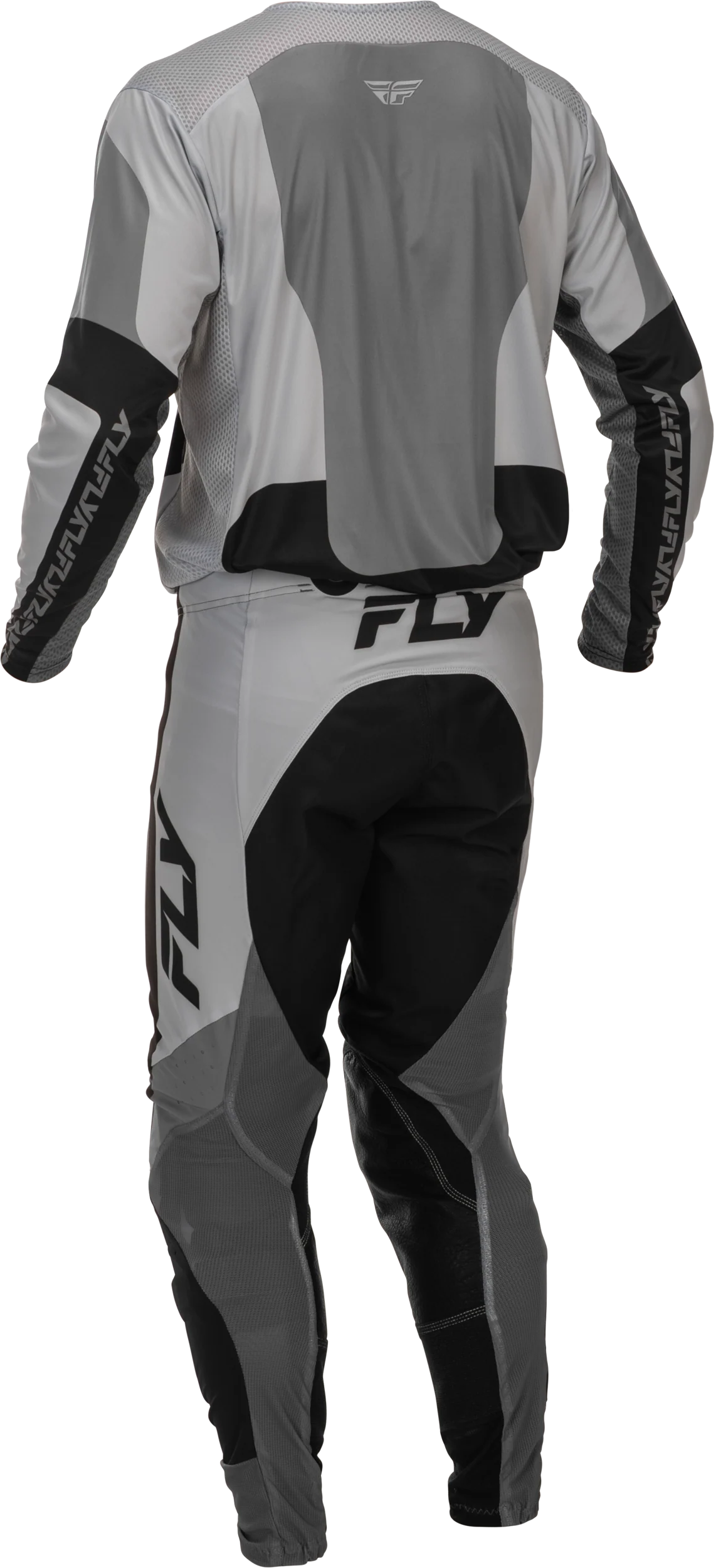 Fly MX26 Lite Jersey & Pants - Grey / Black - Image 2
