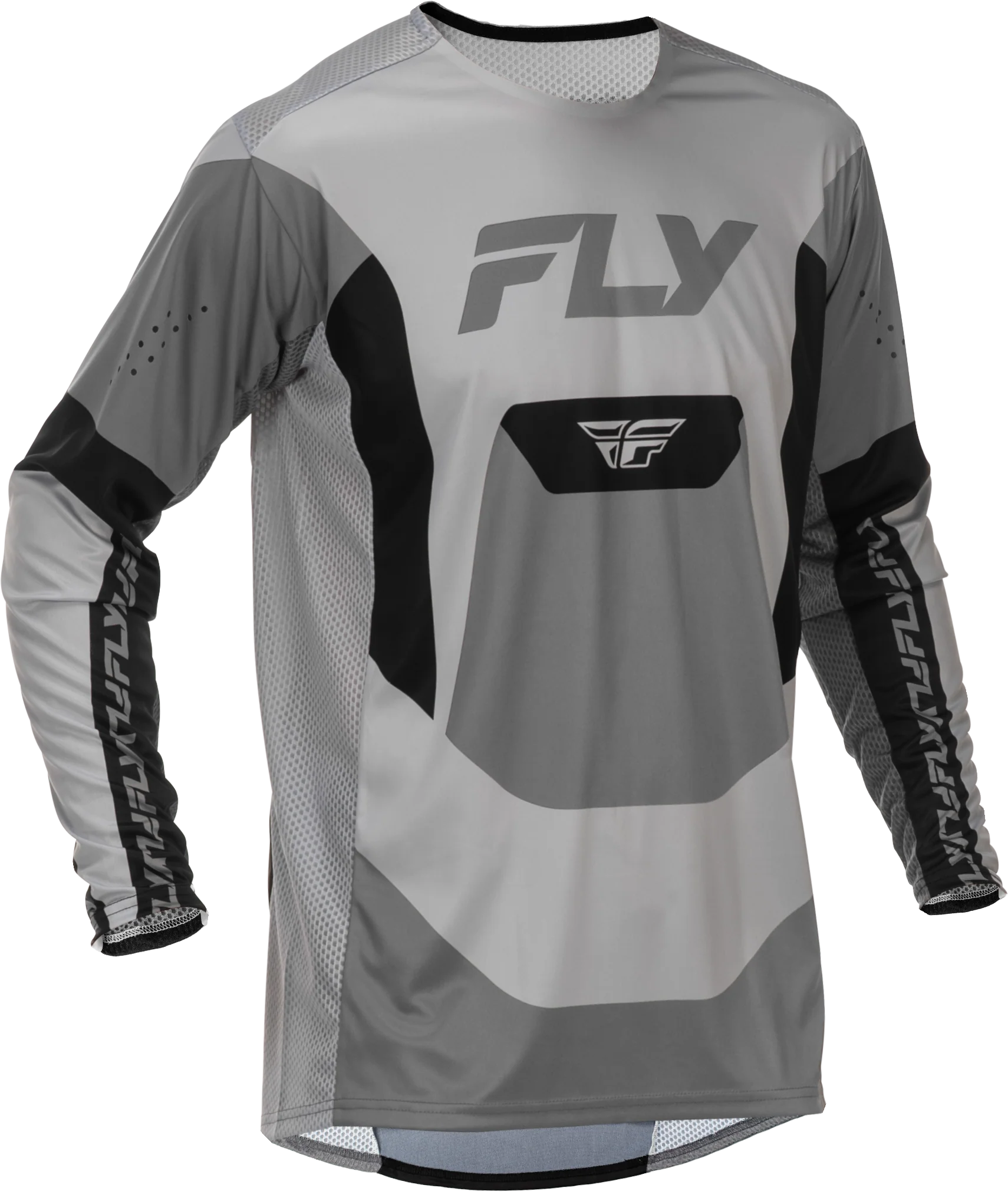 Fly MX26 Lite Jersey & Pants - Grey / Black - Image 3