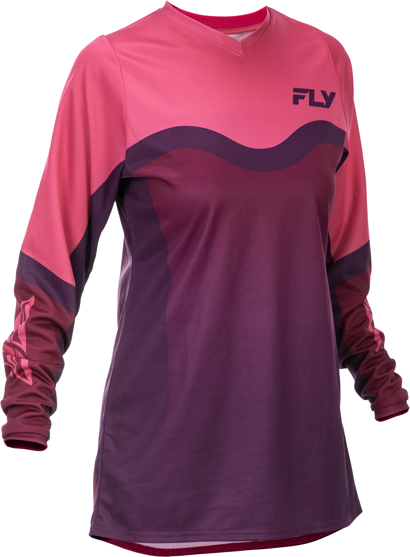 Fly MX26 Women's F-16 Jersey - Pink / Purple