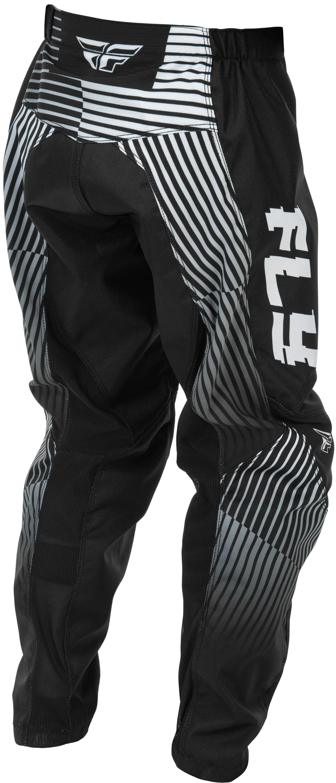 Fly MX26 Youth F-16 Jersey & Pants - Black / White - Image 7