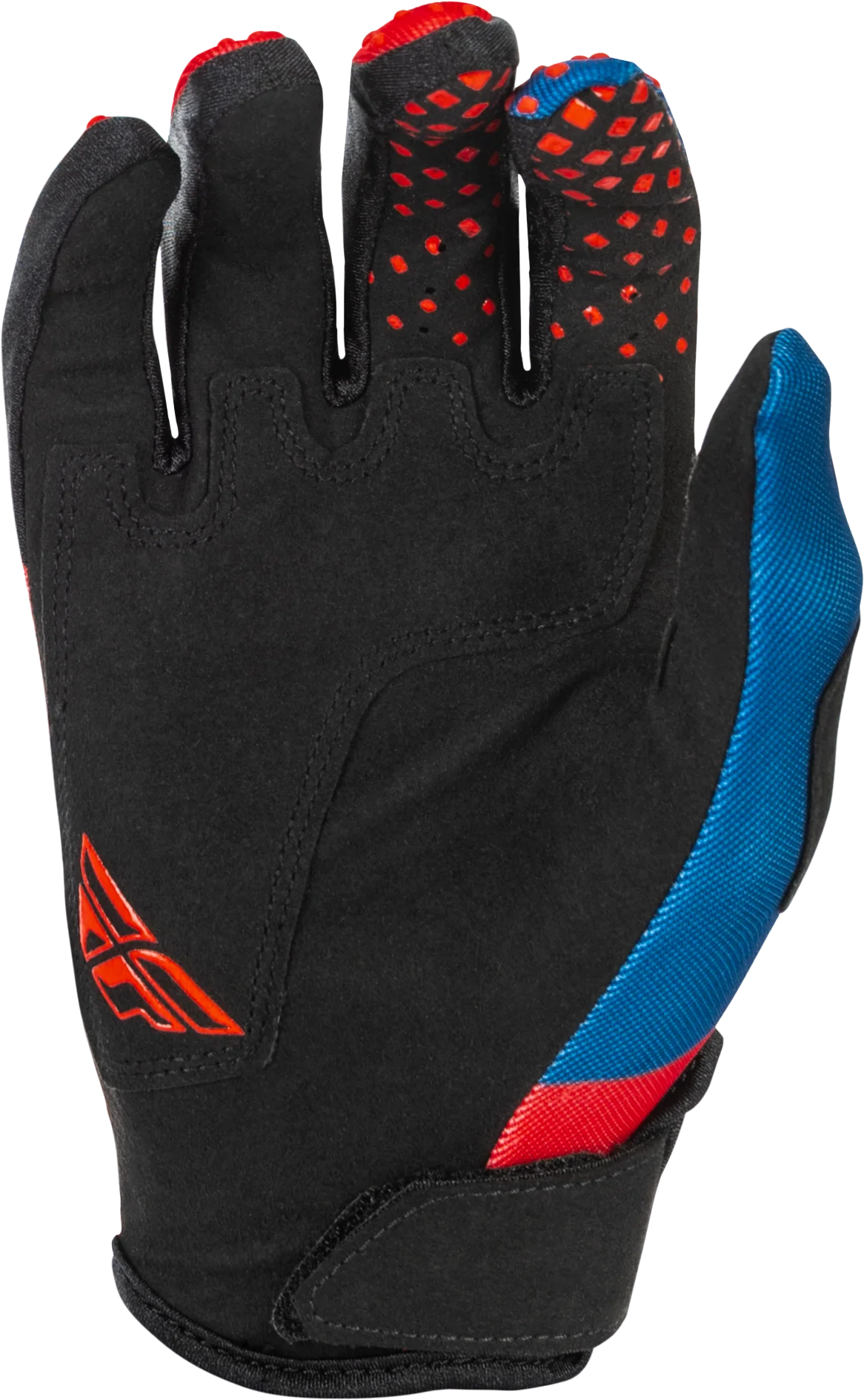 Fly MX26 Youth Kinetic Gloves - Red / White / Blue - Image 2
