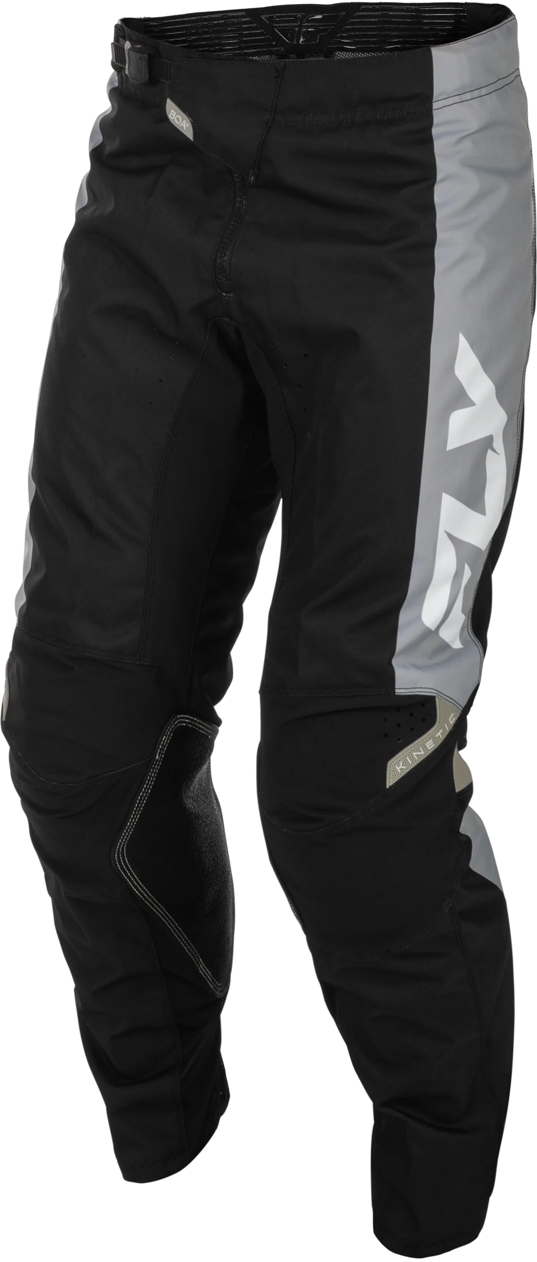 Fly MX26 Youth Kinetic Jersey & Pants - Black / Grey - Image 8
