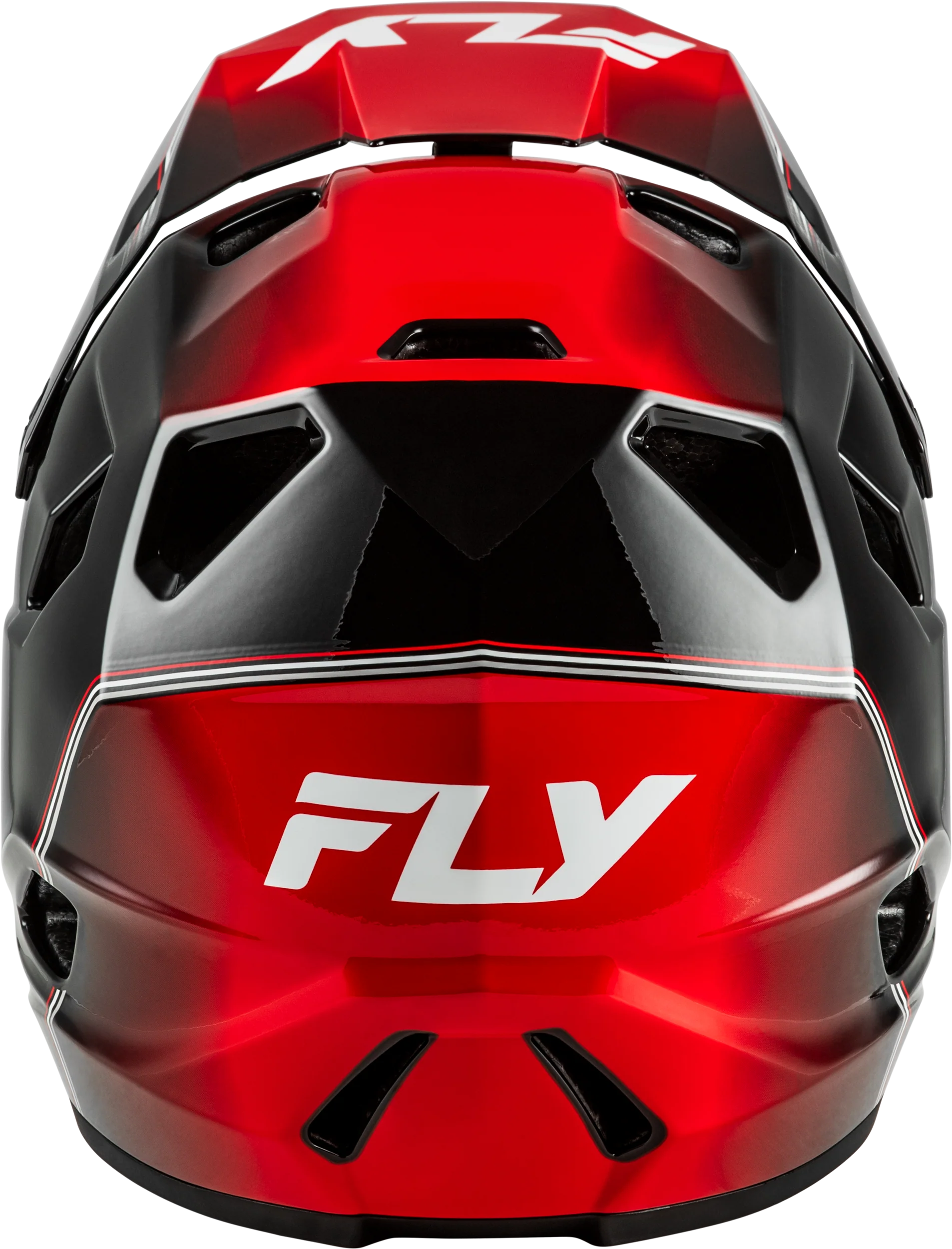 Fly Rayce MTB Helmet - Black / Red - Image 2