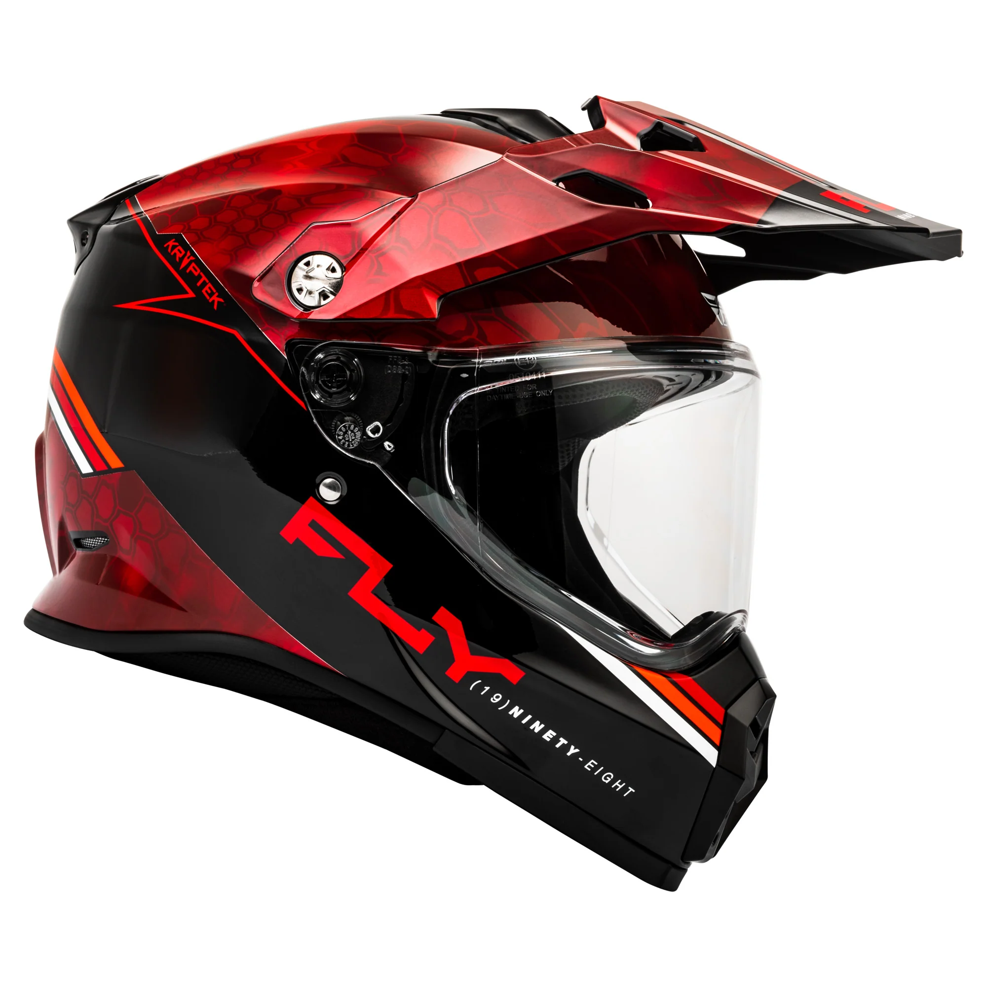 Fly Trekker Helmet Kryptek Conceal - Red / Black - Image 4